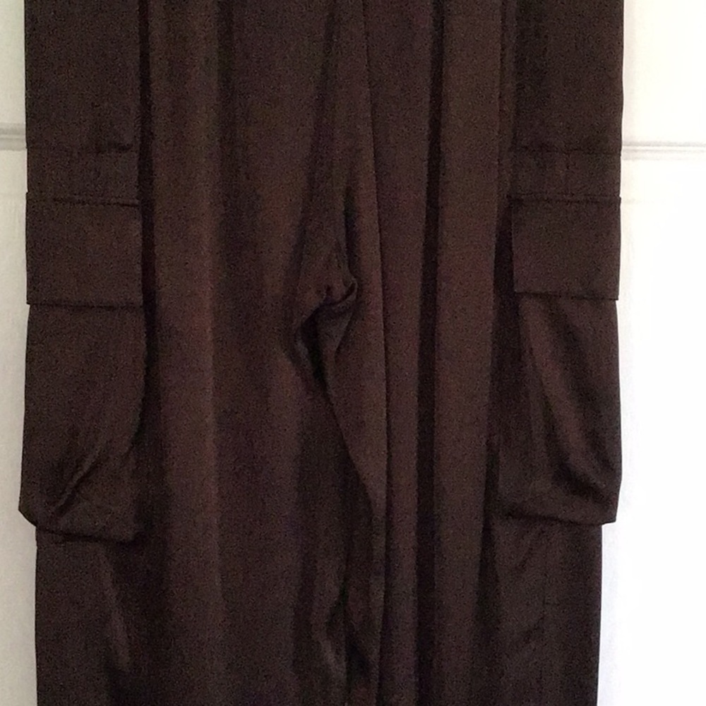 Just Cavalli size 42 Brown  cargo pants. NWT - Picture 13 of 14